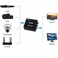 Daisen tech HDMI to AV Converter 1080p HDMI to RCA CVBS AV Composite Adapter HDMI 2 AV Converter support PAL/NTSC... N12