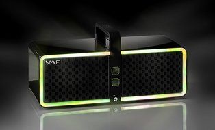 Hercules WAE NEO Bluetooth Portable Speaker with Lighting Effects - Retail Packaging - Black N2