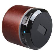 Wooden Vintage Portable Bluetooth Speaker w/ TF Card Slot &amp; 3.5mm AUX Input, Built in MIC for Handsfree Calling... N5