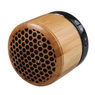 Wooden Vintage Portable Bluetooth Speaker w/ TF Card Slot &amp; 3.5mm AUX Input, Built in MIC for Handsfree Calling... N8