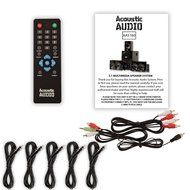 Acoustic Audio AA5160 Home Theater 5.1 Speaker System with FM Tuner and 5 Extension Cables N2