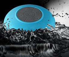 BeatsWise BTS-06 Waterproof Bluetooth Shower Speaker (Blue)