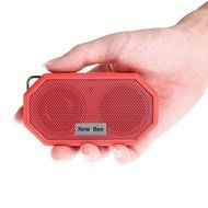 Showkoo New Bee Portable Pocket Waterproof Shockproof Wireless Bluetooth Shower Speakers with Mic CSR V4.0 Bluetooth...