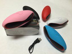 Mini X-6 Rugby Shaped Wireless Bluetooth Portable Speaker (White) N5