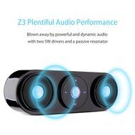 Bluetooth Speakers, ZENBRE Z3 10W Portable Wireless Speakers, Computer Speaker with Enhanced Bass Resonator [Upgraded... N2