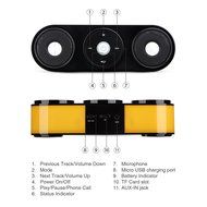 Bluetooth Speakers, ZENBRE Z3 10W Portable Wireless Speakers, Computer Speaker with Enhanced Bass Resonator [Upgraded... N16
