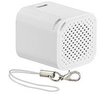 Insignia&trade; - Portable Bluetooth Selfie Speaker - White