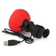 XHTECH Outdoor Motorcycle/Bicycle Wireless Bluetooth Speaker with Mic and Mount ,Waterproof and Shockproof (Red) N3
