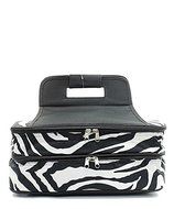 Zebra Animal Print Chevron Casserole Carrier for Holiday Party Entertaining Pink N2