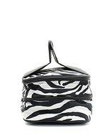 Zebra Animal Print Chevron Casserole Carrier for Holiday Party Entertaining Pink N4