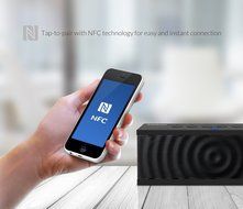 Bolse 12W NFC Wireless Portable Wireless Bluetooth Speaker, 8 hour Playtime with Built-in Speakerphone for iPhone... N4