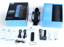 Bluetooth Speaker System by Celtic Blu &ndash; 100ft Range w/ Surround Sound &ndash; Comes w/ Built-In Power Bank, Bike Cage... N2