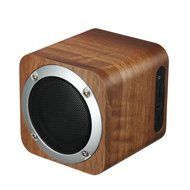 iNepo Maple Wooden Bluetooth Speaker Full Requency TF Card Slot Support MP3 Music And FM Radio Powerful Bass Long-lasting... N5