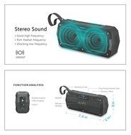 SoundFit Plus Waterproof Bluetooth Speaker - Durable Portable Outdoor Wireless Sound System - Features Powerful... N6