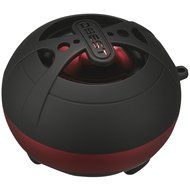 DBEST Rubberized London Solo Bluetooth Rechargeable Mini Speaker - Black/Red (PS4011BT-BRB)
