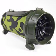 EMB Professional EURO22 Rechargeable Portable Bluetooth Boombox Speaker System w/ AUX/USB/MP3 Player - Green Camouflage