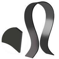 AmoVee Acrylic Headphone Stand - Black N4
