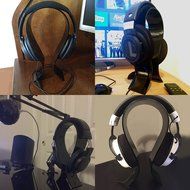AmoVee Acrylic Headphone Stand - Black N7
