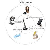 AmoVee Acrylic Headphone Stand - Black N24