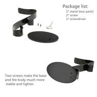 AmoVee Acrylic Headphone Stand - Black N30