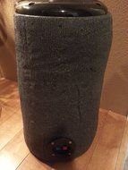 Tongue Tiki Speaker Pair &amp; Bluetooth Amplifier (Black Granite) N4