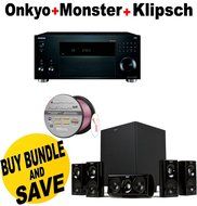 Onkyo TX-RZ3100 11.2-Channel A/V Receiver + Polk Audio 5.1 TL1600 Speaker System + Monster - Platinum XP Clear...
