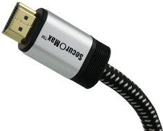 HDMI Cable 6ft - HDMI 2.0 (4K) Ready - 28AWG Braided Cord - High Speed 18Gbps - Gold Plated Connectors - Ethernet... N4