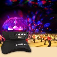 BOOMER VIVI Disco DJ Bluetooth Speakers Rotating LED Strobe Bulb 6 Changing Multi-Color Crystal Stage Light, Bluetooth... N7
