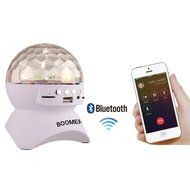 BOOMER VIVI Disco DJ Bluetooth Speakers Rotating LED Strobe Bulb 6 Changing Multi-Color Crystal Stage Light, Bluetooth... N9