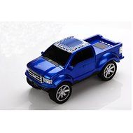 Truck Car Model Mini Bluetooth Speaker Handsfree FM Voice Prompts Multifunction Stereo Speaker Color Blue N2