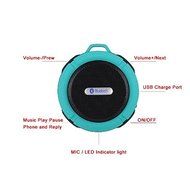 J-deal&reg; Wireless Bluetooth 3.0 Waterproof Outdoor / Shower Speaker, with 5w Speaker/suction Cup/mic/hands-free... N9