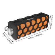 Waterproof Bluetooth Speaker, Keedox Wireless Outdoor Speaker Shower Bluetooth Speaker for Apple iPhone 6s Plus...