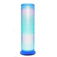 Amazingforless Blue Wireless Bluetooth Portable Rechargeable Speaker with LED Lights &amp; Built-in Mic
