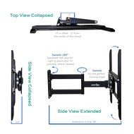 HARFING Full Motion Articulating TV Wall Mount Bracket for most 26-55 inch LED LCD OLED Plasma Flat Screen TVs... N3