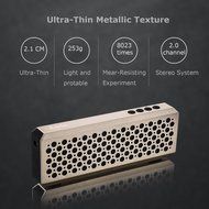 Bluetooth Speaker, Earto Wireless Ultra Slim Metallic Portable Speaker with HD Sound (Gold) N4