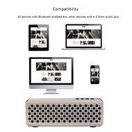 Bluetooth Speaker, Earto Wireless Ultra Slim Metallic Portable Speaker with HD Sound (Gold) N5