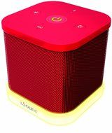 iSound iGlowSound Cube Bluetooth Speaker (red)
