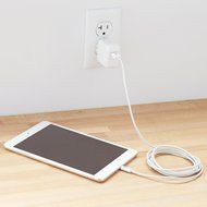 AmazonBasics Apple Certified Lightning to USB Cable - 6 Feet (1.8 Meters) - White N4