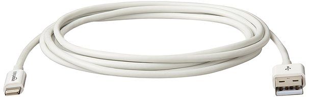 AmazonBasics Apple Certified Lightning to USB Cable - 6 Feet (1.8 Meters) - White N7