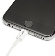 AmazonBasics Apple Certified Lightning to USB Cable - 6 Feet (1.8 Meters) - White N24