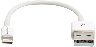 AmazonBasics Apple Certified Lightning to USB Cable - 6 Feet (1.8 Meters) - White N49