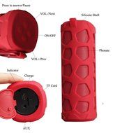 Bluetooth Speaker, Mercase Waterproof Sport Portable Wireless Bluetooth Speaker Stereo Bass with Handfree/TF Card... N5