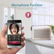 PINSHOW Ultra-portable Bluetooth 4.0 Speaker with Microphone and Aux Function, Hifi Speaker with 10W Enhanced... N3