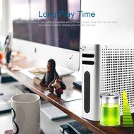 PINSHOW Ultra-portable Bluetooth 4.0 Speaker with Microphone and Aux Function, Hifi Speaker with 10W Enhanced... N12