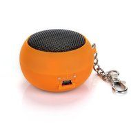 SODIAL(R) DK-601 Mini Capsule Speaker Rechargeable for MP3 Mobile Cell Phone Orange N2