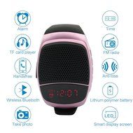 SUPVIN Mini Multifunctional Bluetooth Sports Speaker Watch, Support TF Card MP3 Music Player + FM Radio + Handsfree... N2
