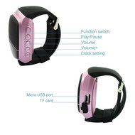 SUPVIN Mini Multifunctional Bluetooth Sports Speaker Watch, Support TF Card MP3 Music Player + FM Radio + Handsfree... N3
