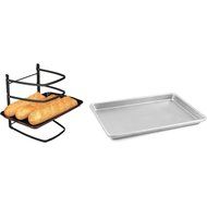 Linden Sweden Jonas Collapsible 4 Tier Cooling Rack with Aluminum Baking Sheet, 18 x 13 Inch