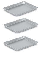 Vollrath (5220) Wear-Ever Collection Quarter-Size Sheet Pans, Set of 2 (9 1/2-Inch x 13-Inch, Aluminum) N3
