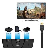 HDMI Splitter, HDMI Switch - Badalink Premium Quality 3 Port HDMI Switcher 3x1 Auto Switch N2